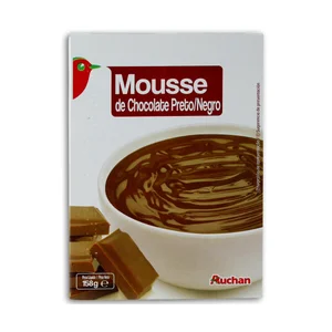 Mousse de chocolate negro PRODUCTO ALCAMPO 158 gr,