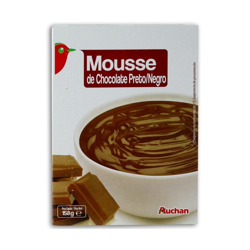 PRODUCTO ALCAMPO Mousse de chocolate negro 158 gr