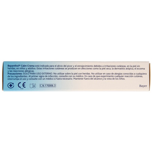 BEPANTHOL Crema calmante sin cortisona, para niños y adultos BEPHANTOL 20 g.