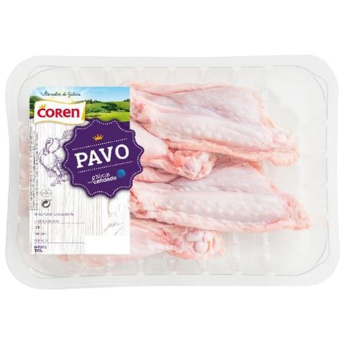 COREN Bandeja de alitas de pavo sin punta