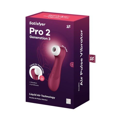 SATISFYER Estimulador de clítoris sin contacto directo, a través de ondas de presión SATISFYER Pro 2 Generation 3.