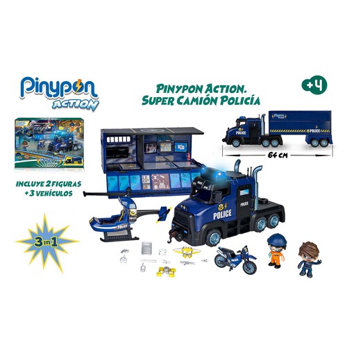 Pinypon Action Super Camión de Policia PINYPON Action.