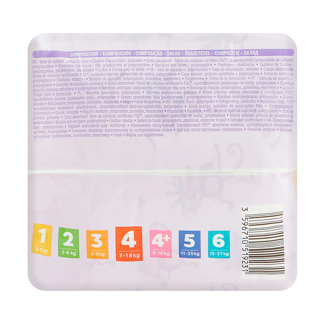 PRODUCTO ALCAMPO Baby Pañales talla 4 (7-18 kg) 84 uds.