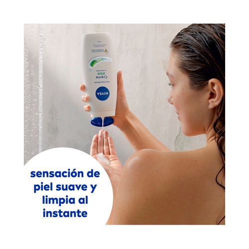 NIVEA Creme aloe Gel de ducha o baño hidratante y revitalizante con aroma a aloe vera 650 ml.