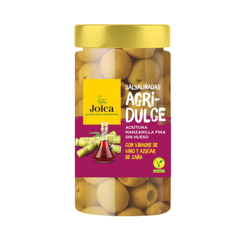JOLCA Aceitunas salsaliñada agridulce 240 g.