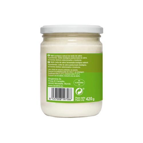 LACABRA Kefir de cabra ecológico LACABRA 420 g.