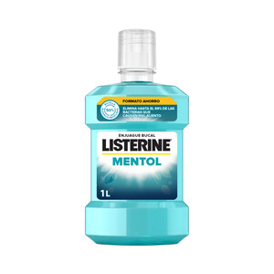 LISTERINE Enjuague bucal de uso diaro, con sabor a mentol LISTERINE 1 l.