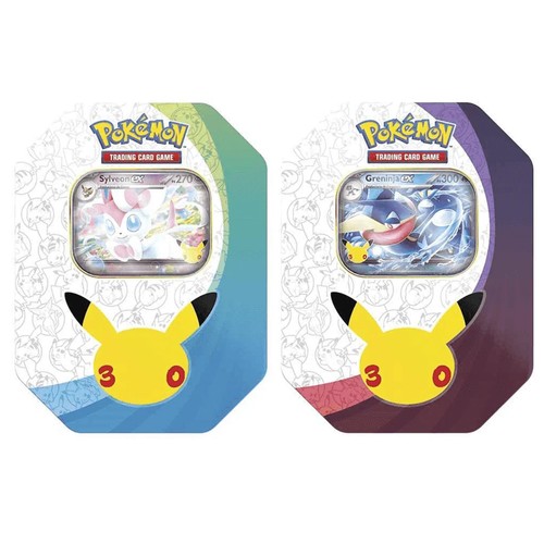 Pokémon lata EX, 30 aniversario coleccionable, POKEMON.