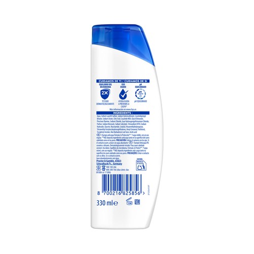 H&S Sensitive Champú anticaspa con aloe vera, para cabellos sensibles 330 ml.