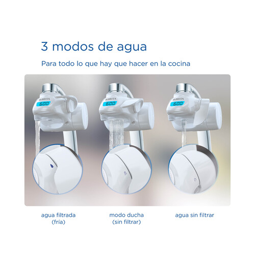 Sistema de filtración de agua para grifo, incluye 1 cartucho para 600 litros, On tap BRITA.