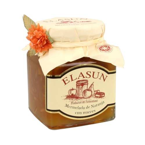 ELASUN Mermelada de naranja con nueces 350 g.