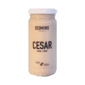 SESMANS ORGANIC Salsa césar bio 240 ml.