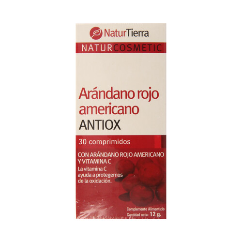 NATURTIERRA Complemento alimenticio que ayuda a proteger nuestro cuerpo de la oxidación NATURTIERRA Antiox 30 uds.