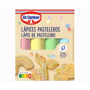 DR.OETKER Lápices pasteleros color pastel 68 g.