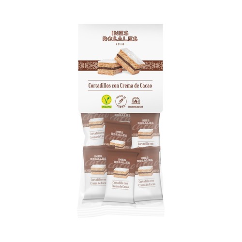 INES ROSALES Cortadillo con crema de cacao 288 g.