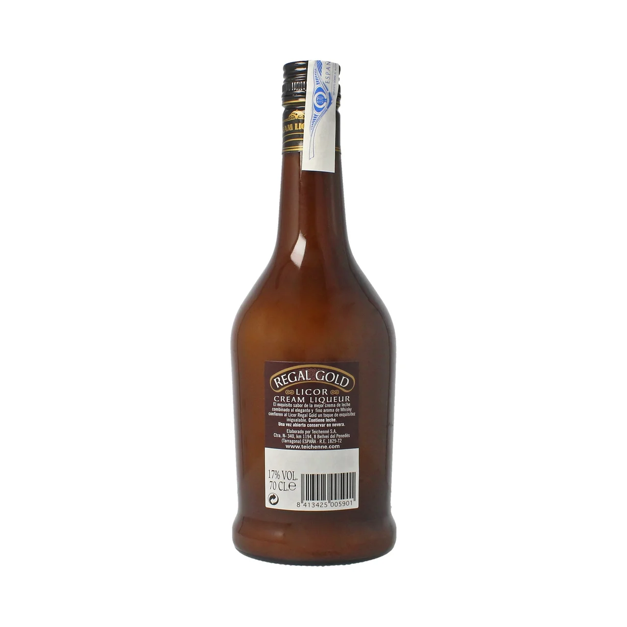 REGAL GOLD Crema de whisky REGAL GOLD botella de 70 cl.