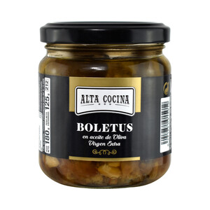 Imagen de ALTA COCINA Boletus en aceite de oliva virgen extra 125 g.