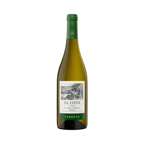 EL COTO  Vino blanco verdejo con D.O. Ca. Rioja EL COTO botella de 75 cl.