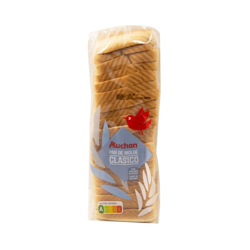 Pan de molde clásico con corteza PRODUCTO ALCAMPO 600 g.