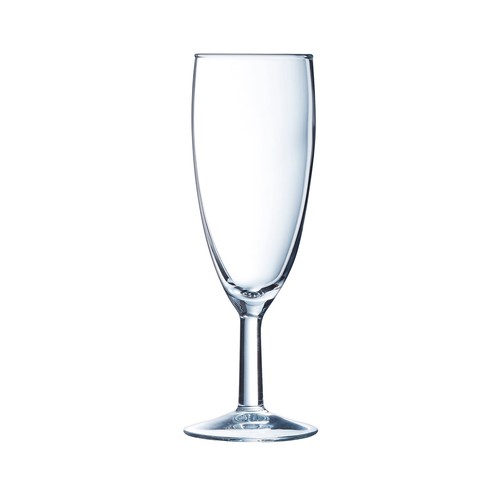Set de 6 copas flautas de vidrio 17cl ACTUEL.