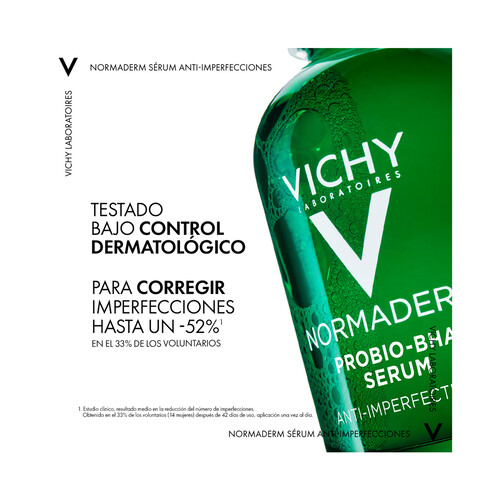 VICHY Sérum anti imperfecciones para pieles propensas al acné VICHY Normaderm probio-bha 30 ml.
