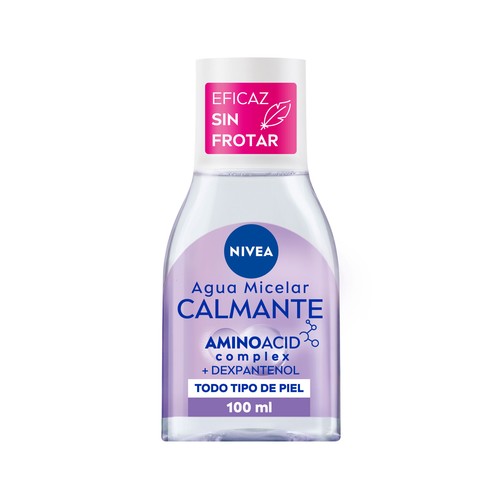 NIVEA Aminoacid complex Agua micelar desmaquilladora de rostro y ojos, para todo tipo de pieles 100 ml.