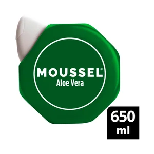 MOUSSEL Gel purificante para ducha o baño con aloe vera 100% natural MOUSSEL 650 ml.