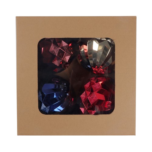 Set 4 Bolas de Plástico 15cm decoración para Árbol de Navidad, SNC