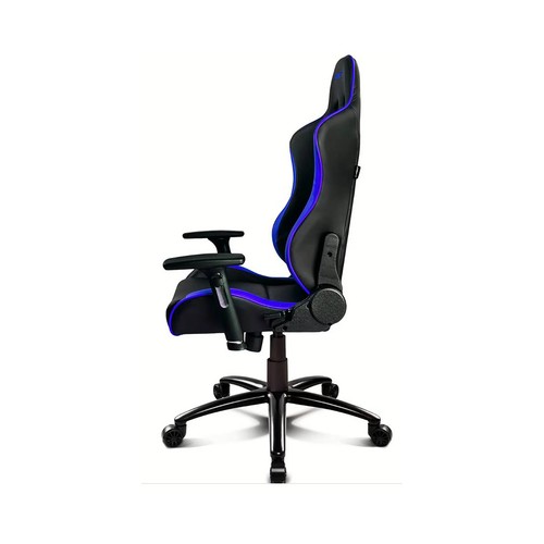 Silla Gaming Drift DR200 Negro/Azul, reposabrazos ajustable, asiento basculante, altura regulable.