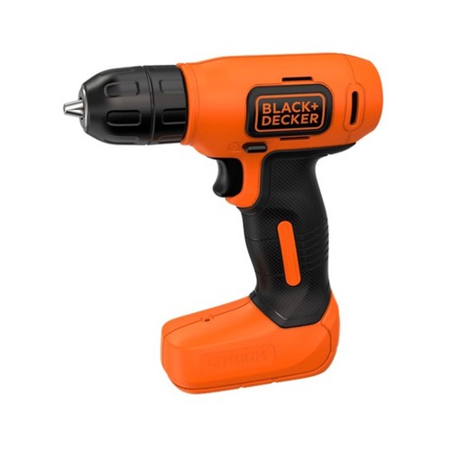 Taladro atornillador con batería litio 7,2V, BLACK + DECKER BDCD8-QW.