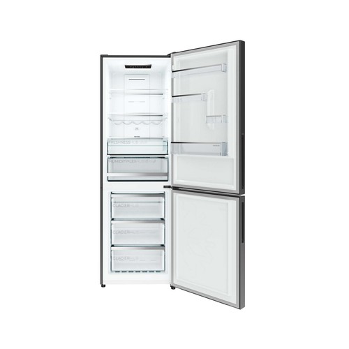 Frigorífico combi 185,5cm CECOTEC Bolero CoolMarket inox, NO FROST, clasificación energética: D, H: 185,5cm A: 59,5cm, F: 61,5cm, capacidad total: 322L.