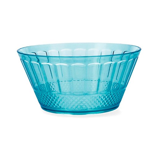 Bol 15 cm de poliestireno color turquesa, QUID.