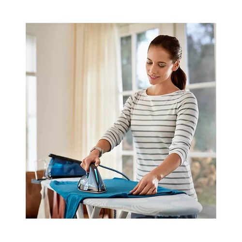 Centro de planchado PHILIPS PerfectCare Compact GC7846/80, suela SteamGlide, autonomía ilimitada, 6,5 bares de presión.
