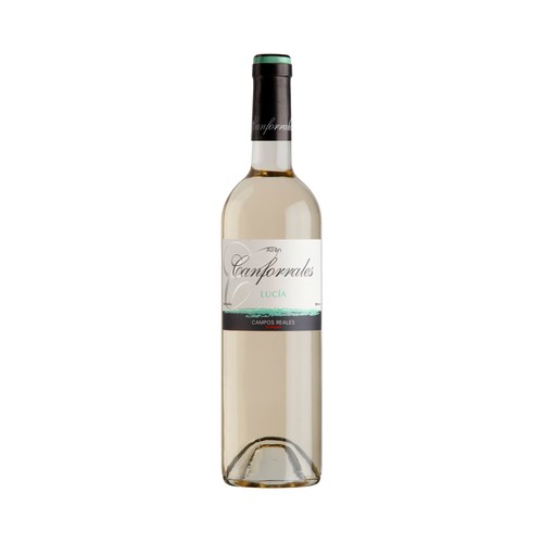 CANFORRALES LUCÍA Vino blanco con D.O.P La Mancha CANFORRALES Lucía botella de 75 cl.