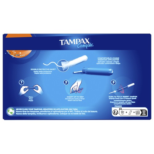 TAMPAX Compak Tampones supler plus con aplicador 26 uds.