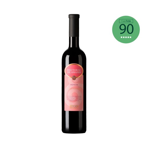 Vino tinto con denominación de origen Ribeira Sacra RECTORAL DE AMANDI botella 75 cl.