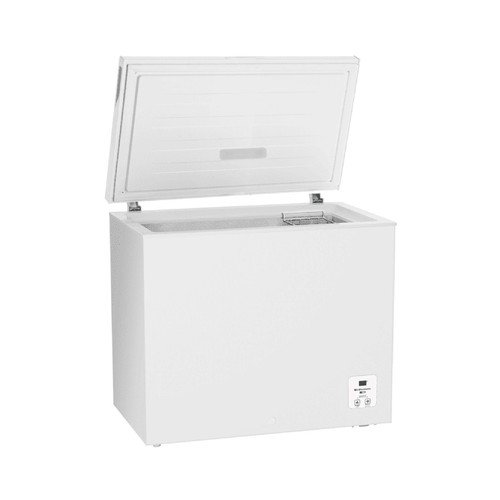 Arcón congelador HISENSE FT247D4AWYL, clasificación energética: E, H: 85,3cm,A: 89,1cm, F: 55,7cm, capacidad total: 191L.