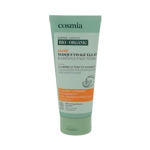 COSMIA Bio Mascarilla facial iluminadora con extracto de naranja ecológica y vitamina C 100 ml.