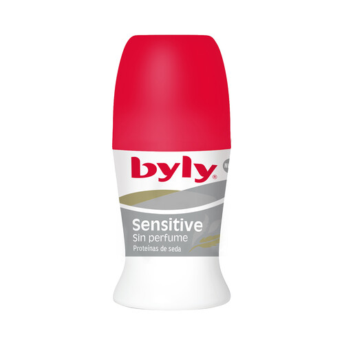 BYLY Desodorante roll-on para mujer sin perfume BYLY Sensitive 50 ml.