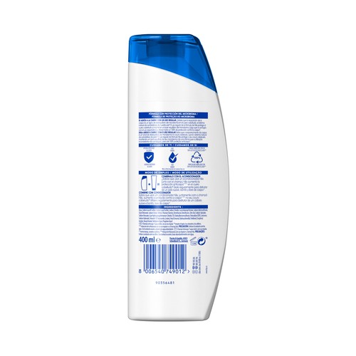 H&S Champú anticaspa de uso diario H&S Nutre & cuida 400 ml.