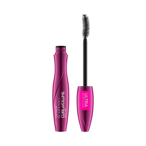 CATRICE Glam & doll tono 010 Máscara pestañas voluminizadora, para pestañas rizadas.