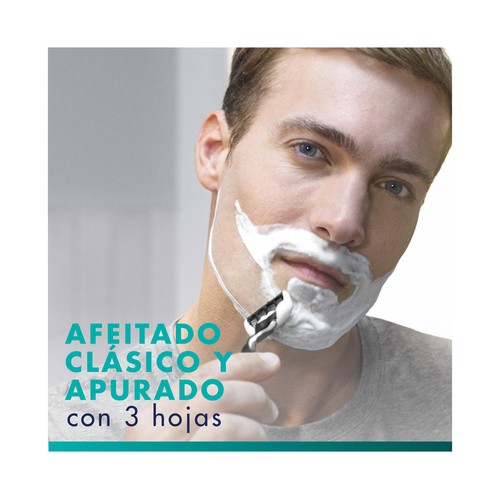 GILLETTE Mach 3 Recambio para maquinillas de afeitar para hombre 8 uds.