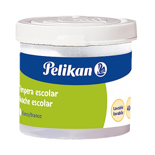 Tempera PELIKAN 40ml, color Blanco
