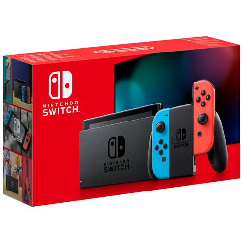 NINTENDO SWITCH azul neón/rojo neón.