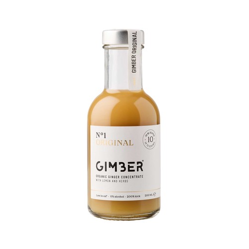 GIMBER Refresco de jengibre y hierbas lata 200 ml.