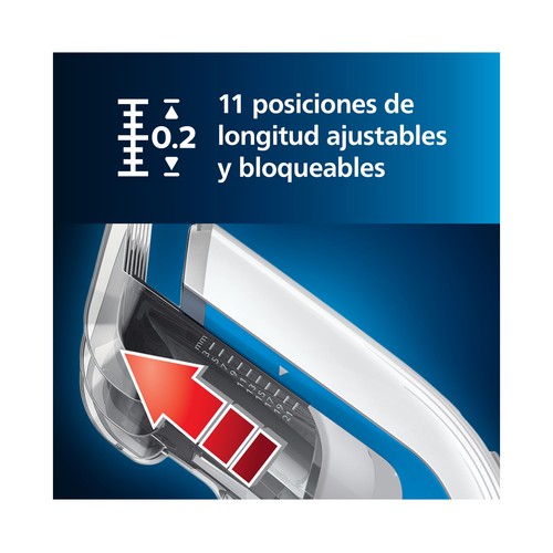 Cortapelos PHILIPS QC5115/15, con cable, 11 longitudes..