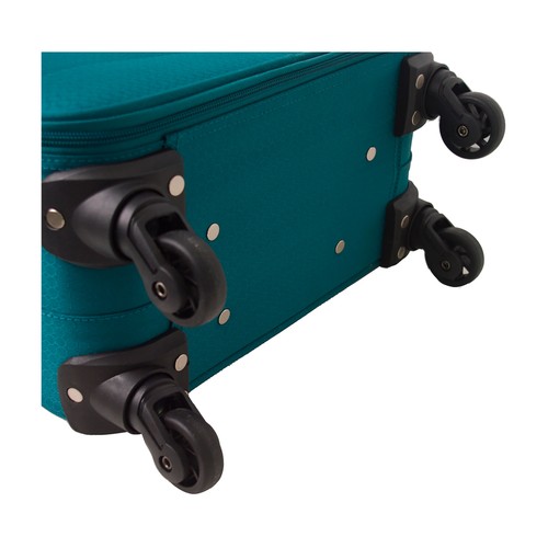 Maleta de cabina tipo trolley  4 ruedas air soft  55cm azul pato. AIRPORT