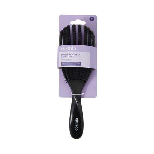 COSMIA Cepillo de pelo desenredante para cabellos ondulados y rizados.