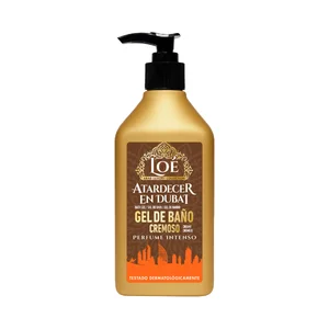 LOÉ Atardecer en Dubai Gel cremoso para baño o ducha con perfume intenso 500 ml.