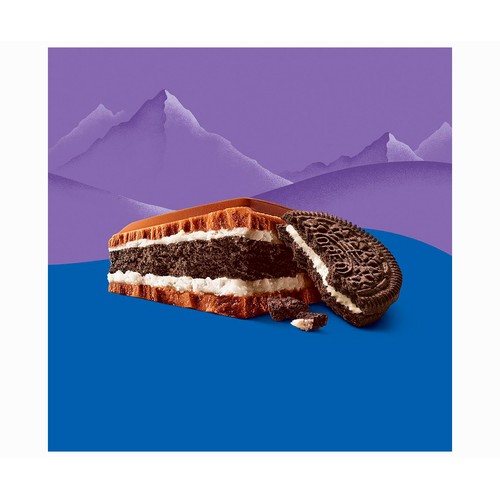MILKA OREO Chocolate con leche relleno de cacao con galleta 300 g.